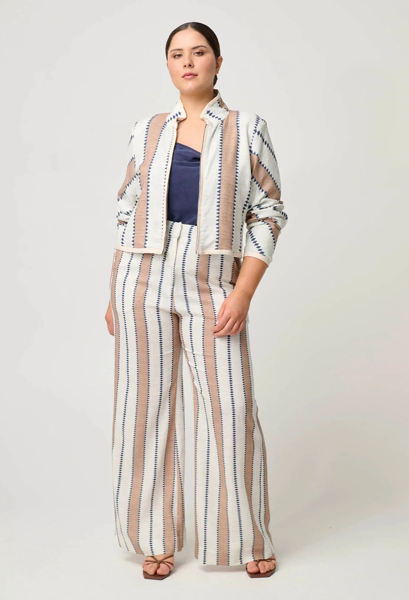 Delray Stripe Reversible Jacket