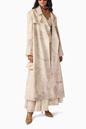 Dull Scratch Flower Harper Trench
