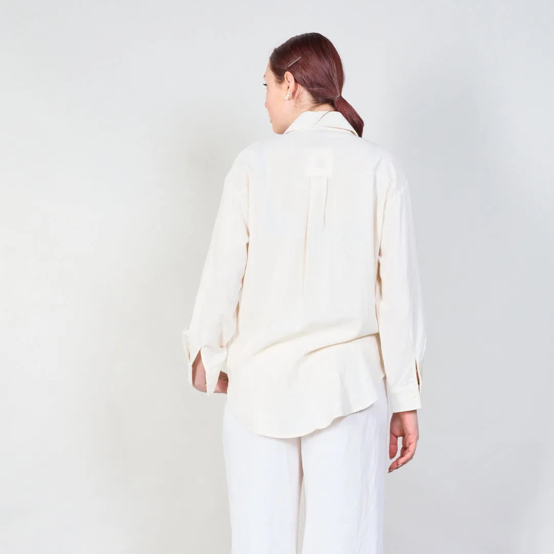 Embellished button-down shirt with elegant details wholesale
