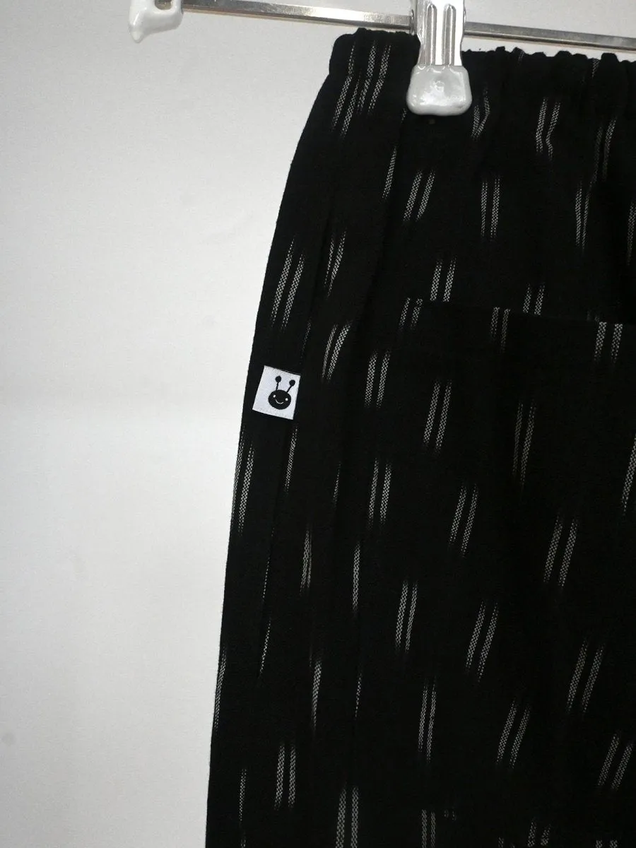 Indigo & White IKAT Button-up Shirt (One-Off)